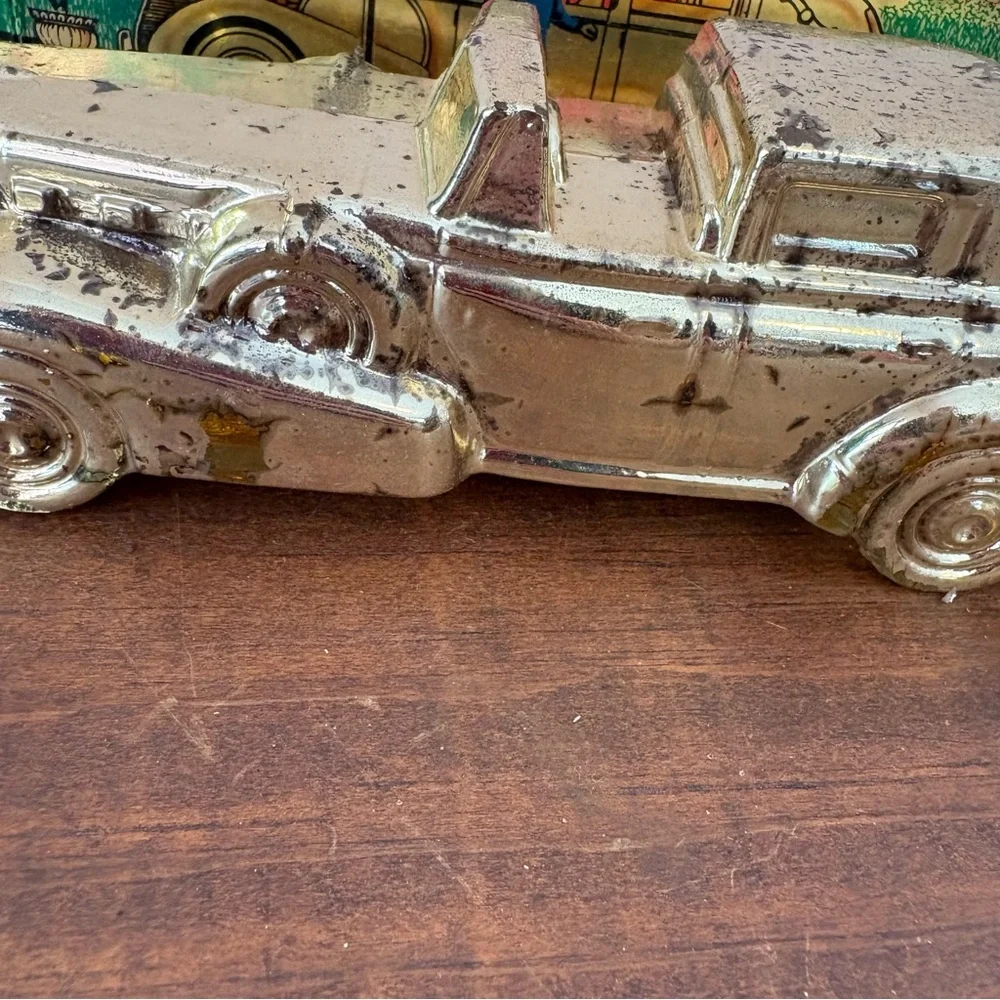 💚Avon Vintage Solid Gold Cadillac Car Decanter